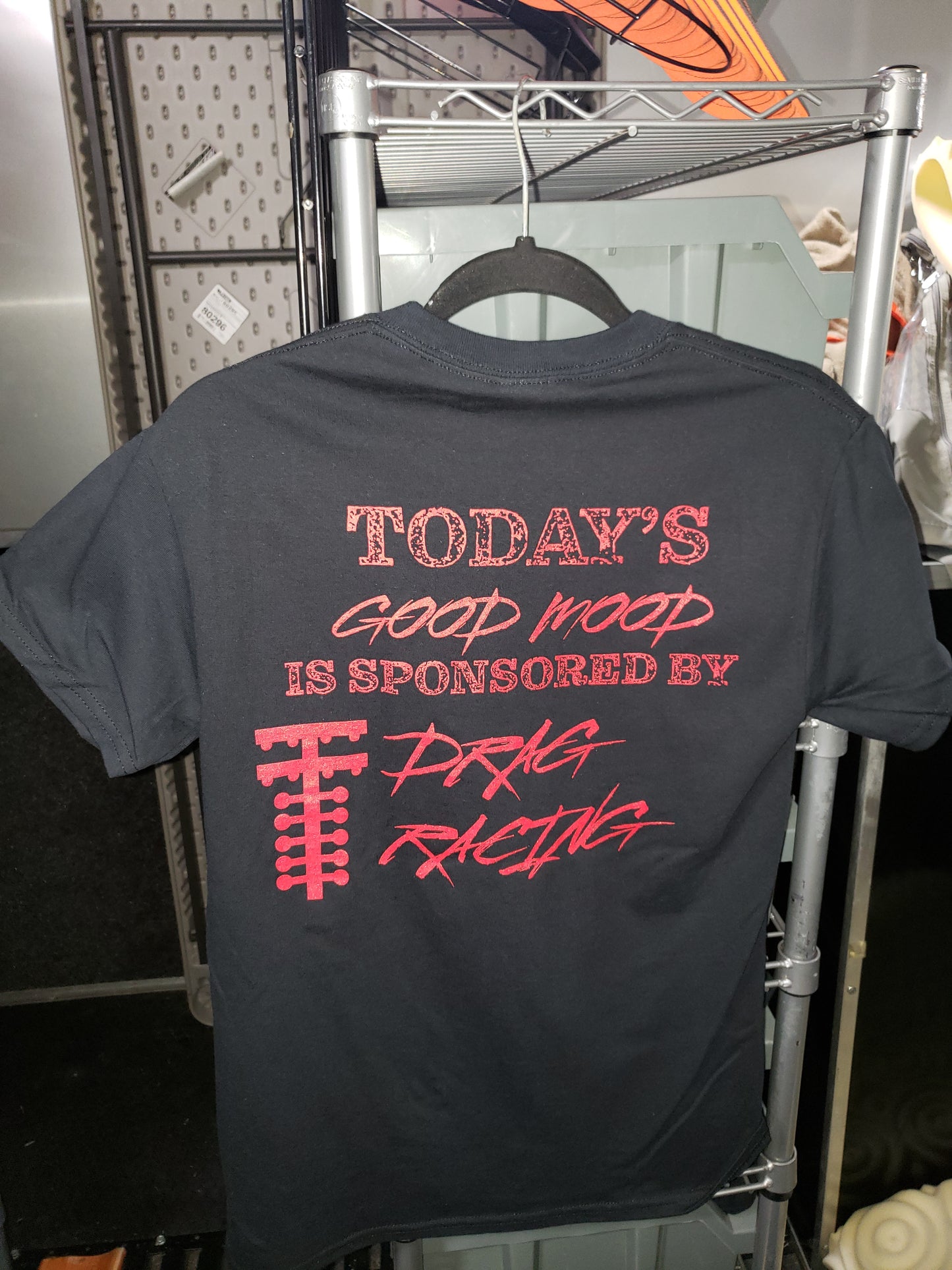 Good Mood T-shirt - Black/Red