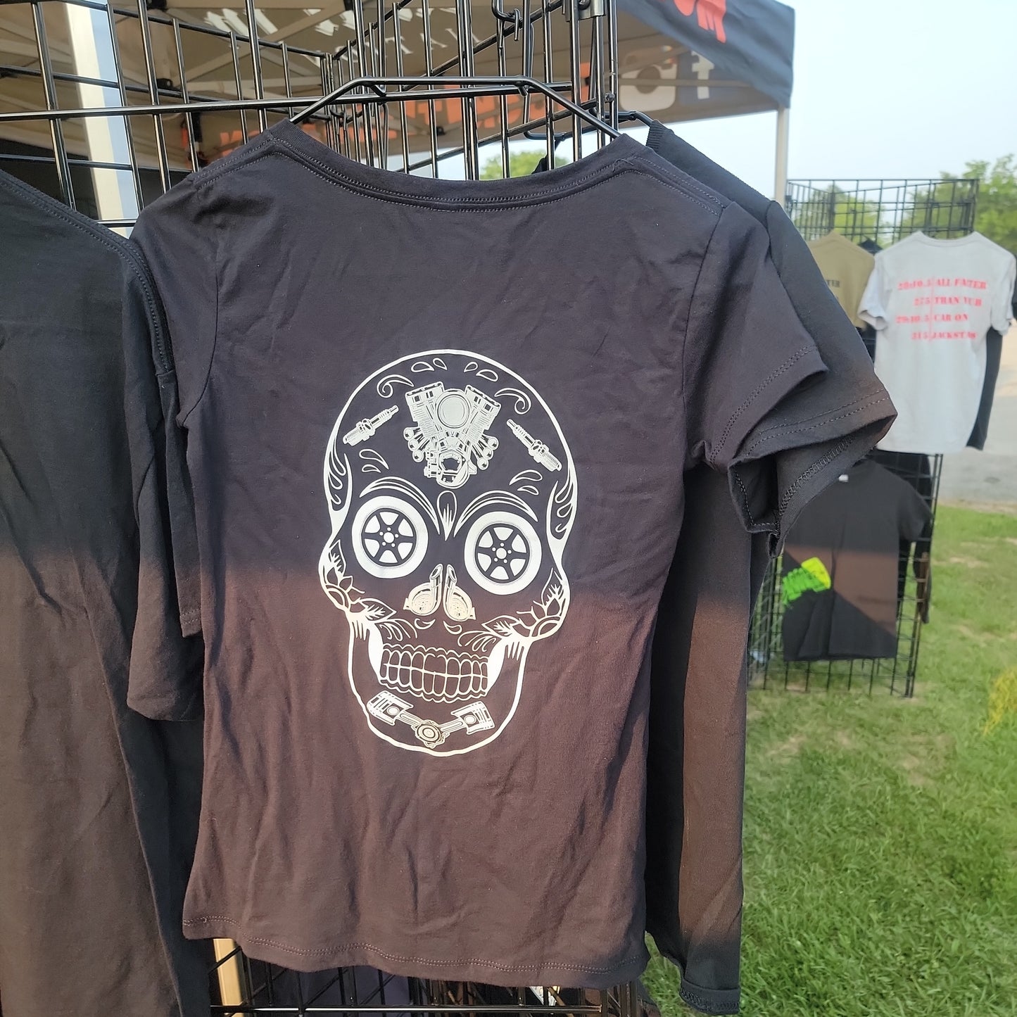 Sugar Skull Short Sleeve T-shirt - Black